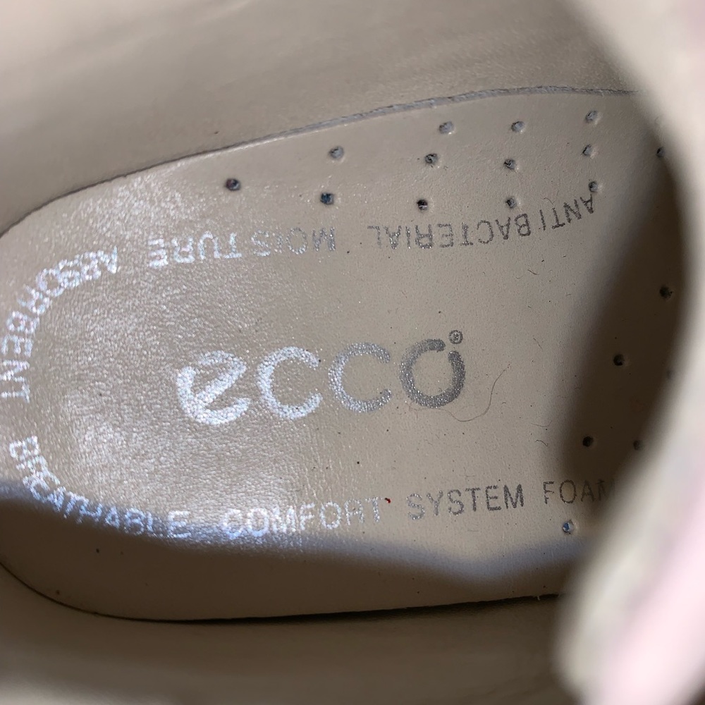 Infant Ecco Light Pink Leather Boots - Picture 4 of 7